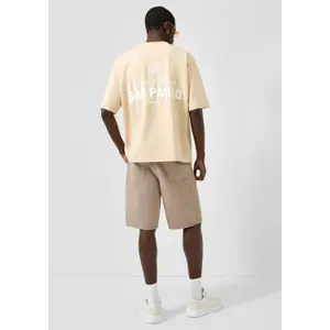 Faded denim shorts QS image-4