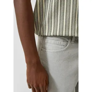 Faded denim shorts QS image-3