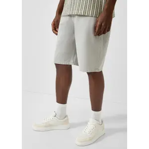 Faded denim shorts QS image-6