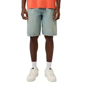 Straight Cut Denim Shorts QS image-2