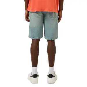 Straight Cut Denim Shorts QS image-5