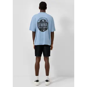 Elasticated Waist Denim Shorts QS image-4