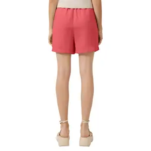 Linen Pleat Shorts Women QS image-5
