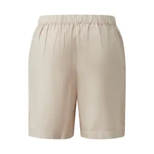 Linen Pleat Shorts Women QS image-1