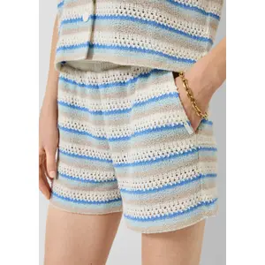Striped Knit Top Women's QS image-3