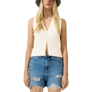 Women's Knit Gilet QS image-2