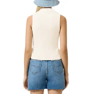 Women's Knit Gilet QS image-5