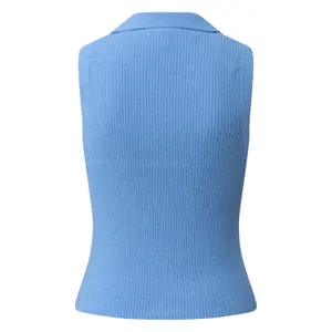 Women's Knit Gilet QS image-1