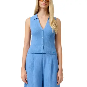 Women's Knit Gilet QS image-2