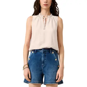 Embroidered Tunic Blouse for Women QS Regular Fit image-2