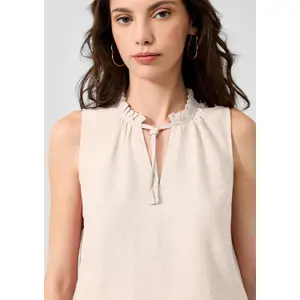 Embroidered Tunic Blouse for Women QS Regular Fit image-3