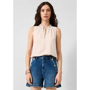 Embroidered Tunic Blouse for Women QS Regular Fit image-6