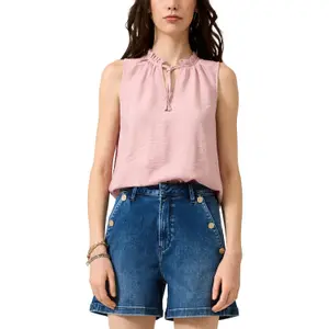 Embroidered Tunic Blouse for Women QS Regular Fit image-2