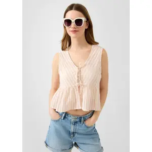 Knotted Blouse for Women QS Regular Fit image-6