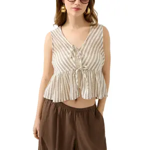 Knotted Blouse for Women QS Regular Fit image-2