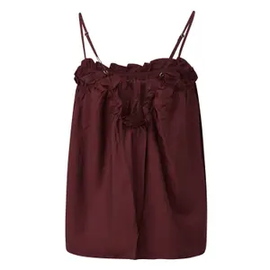 Women's Blouse with Trim QS Loose Fit image-1