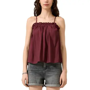 Women's Blouse with Trim QS Loose Fit image-2
