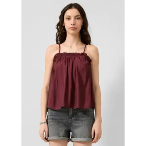 Women's Blouse with Trim QS Loose Fit image-6