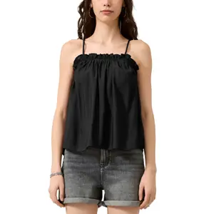 Women's Blouse with Trim QS Loose Fit image-2