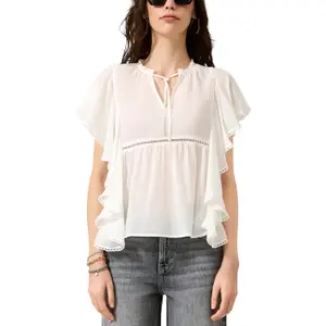 Soft Ruffle Blouse Ladies QS Regular Fit image-2