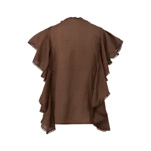 Soft Ruffle Blouse Ladies QS Regular Fit image-1