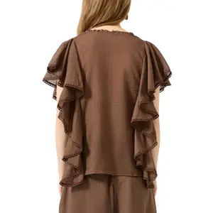 Soft Ruffle Blouse Ladies QS Regular Fit image-5