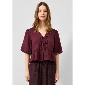 Womens chiffon blouse QS Regular Fit image-6
