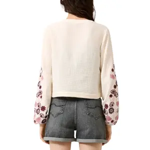 Embroidered Blouse Women QS Regular Fit image-5