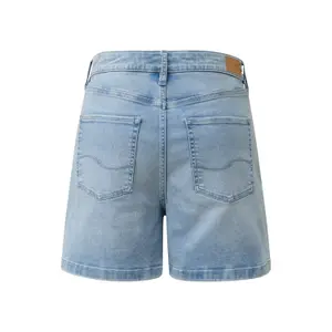High waisted denim shorts for women QS image-1