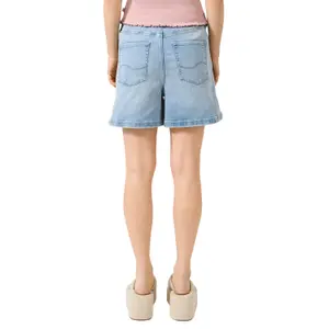 High waisted denim shorts for women QS image-5
