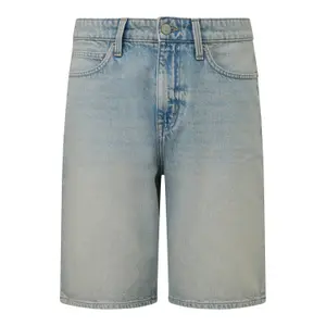 Zip Fly Denim Shorts QS image-0