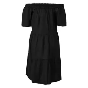 Flared Dress with Drop Neckline for Women QS image-1