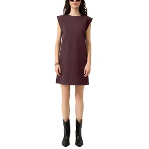 Women's Round Neck Jersey Dress QS image-2