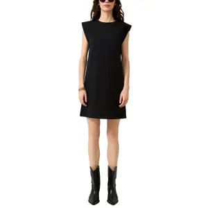Women's Round Neck Jersey Dress QS image-2