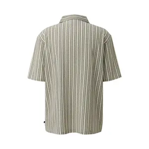 Striped Stretch Jersey Polo QS image-1