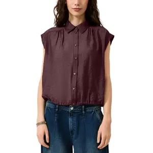 Sleeveless blouse for women QS Loose Fit image-2