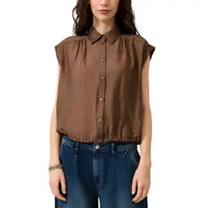 Sleeveless blouse for women QS Loose Fit image-2