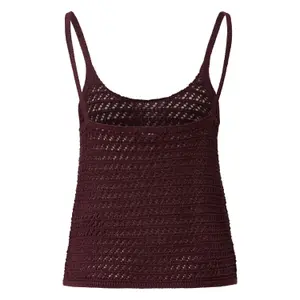 Women’s Glitter Effect Mesh Tank Top QS image-1
