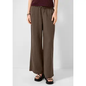 Wide Leg Chiffon Trousers Women QS image-6
