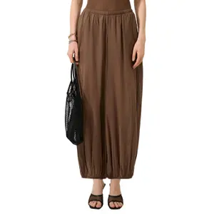 Soft Cotton Harem Trousers Women QS image-2