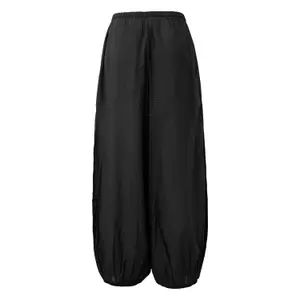 Soft Cotton Harem Trousers Women QS image-1