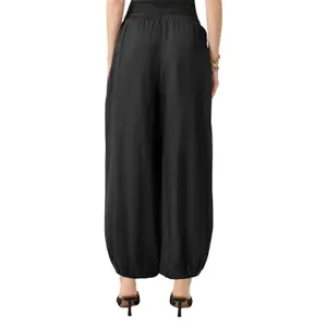 Soft Cotton Harem Trousers Women QS image-5