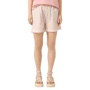 Cotton Striped T-Shirt Women QS image-2