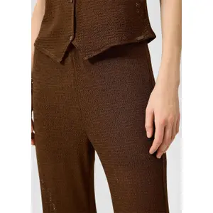 Women's Elasticated Wide Leg Trousers QS image-3