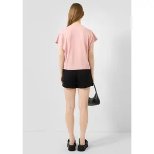 Structured Jersey Top for Women QS image-4