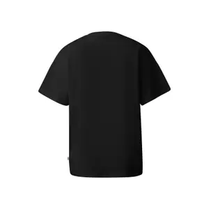 T-Shirt Boyfriend aus Baumwolle mit Frontdruck Damen QS image-1