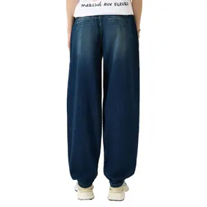 Womens Barrel Leg Jeans QS image-5