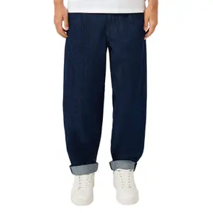 Plissé Denim Jeans QS image-0