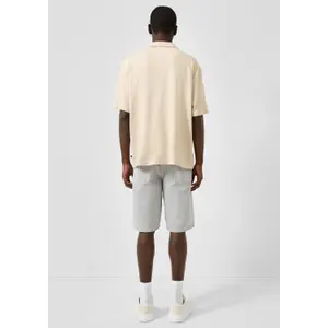 Linen Blend Jersey Polo QS image-4