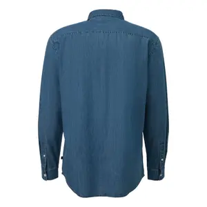 Jeans Skjorte med Kent Krave Broderi QS image-1